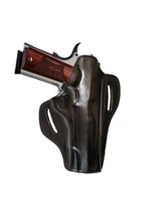 Handmade Leather OWB Pancake Holster for Colt 1911 5” – Right Hand – Custom Fit