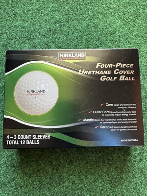 Costco Kirkland Signature Golf Balls - 1 DOZEN - Original 4 piece Urethane.
