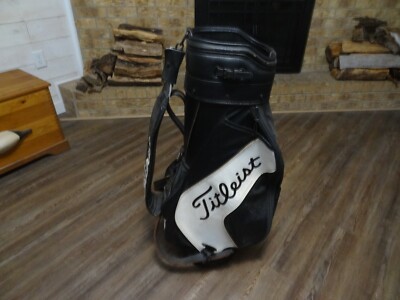 Titleist Golf Staff Bag ⛳ Black/White 8