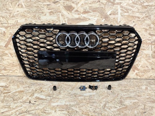 RS7 STYLE GRILL FOR AUDI A7 S7 16-18 FRONT RADIATOR GRILLE FACELIFT HONEYCOMB - Picture 2 of 8