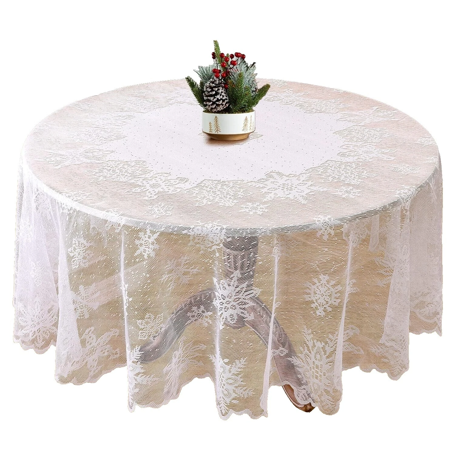 Lace Floral Tablecloths