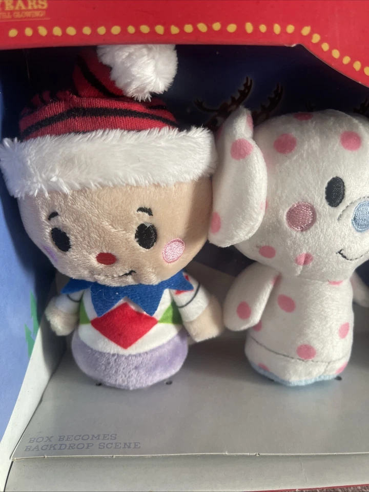 Hallmark Itty Bittys Rudolph The Red-Nosed Reindeer 50th Collector Set - New - Image 2 of 4