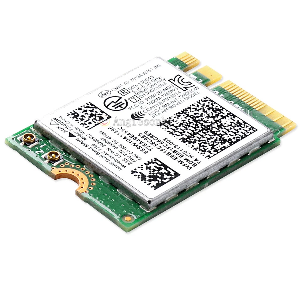 Intel 7260NGW Dual Band Wireless-AC WLAN Card For THINKPAD T440 X240S X230S - Image 4 of 4