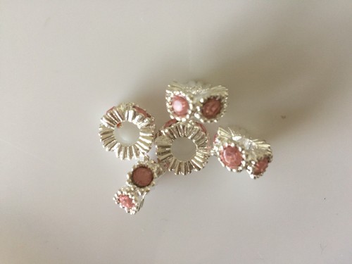 10PC Women Girls Crystal shiny DIY round Beads ball Fit European Charm Bracelet - Picture 17 of 30