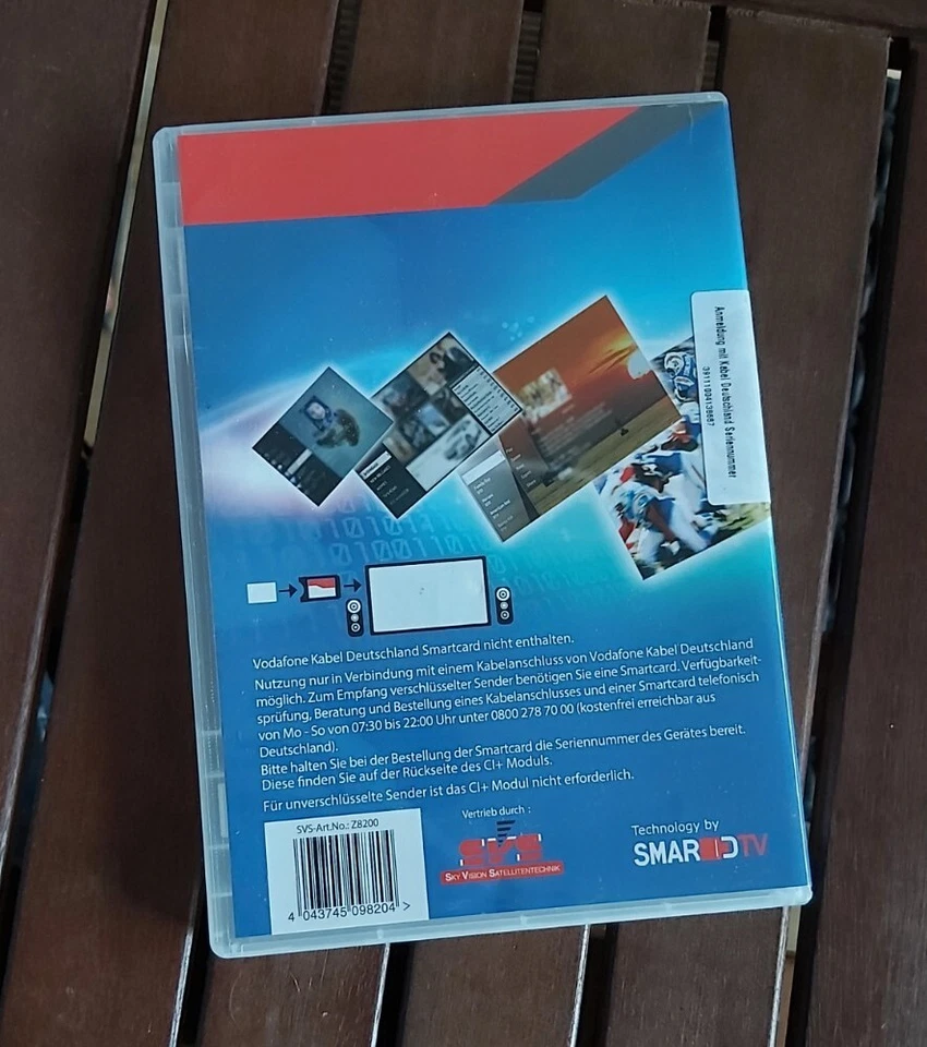 💰Auffüllartikel für Warenkorb✅ Leer-OVP❣️ ✅für SmarDTV Vodafone Kabel CI+ Modul