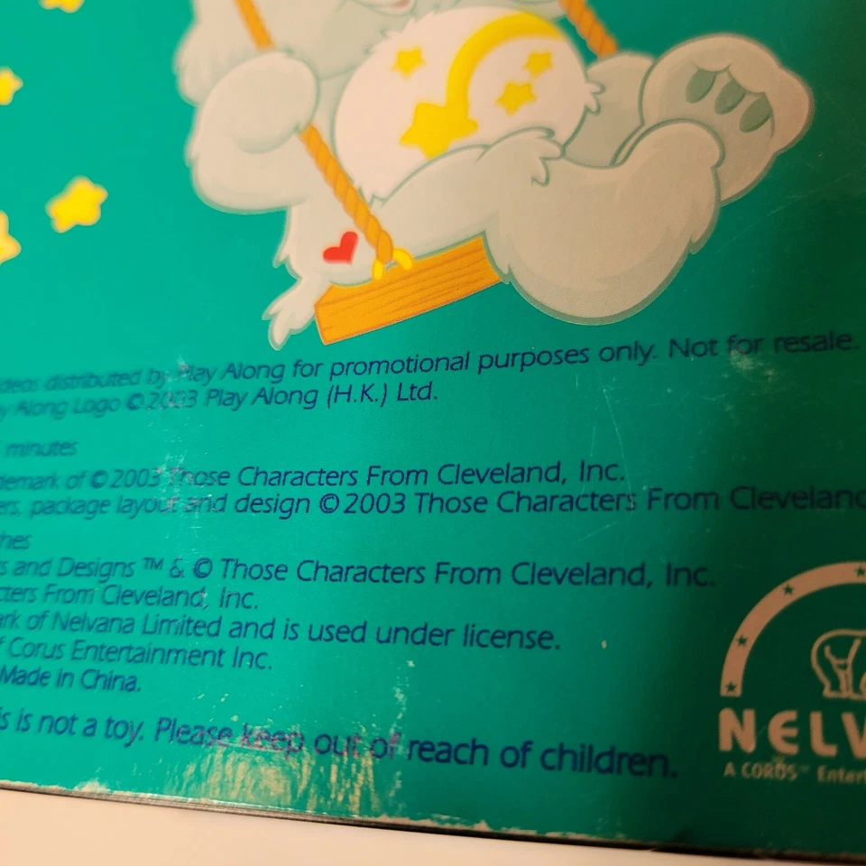 Care Bears VHS Lot Care Bears Movie, Rhyme in Time, Grumpy Bear, Safety Game - Imagem 4 de 4