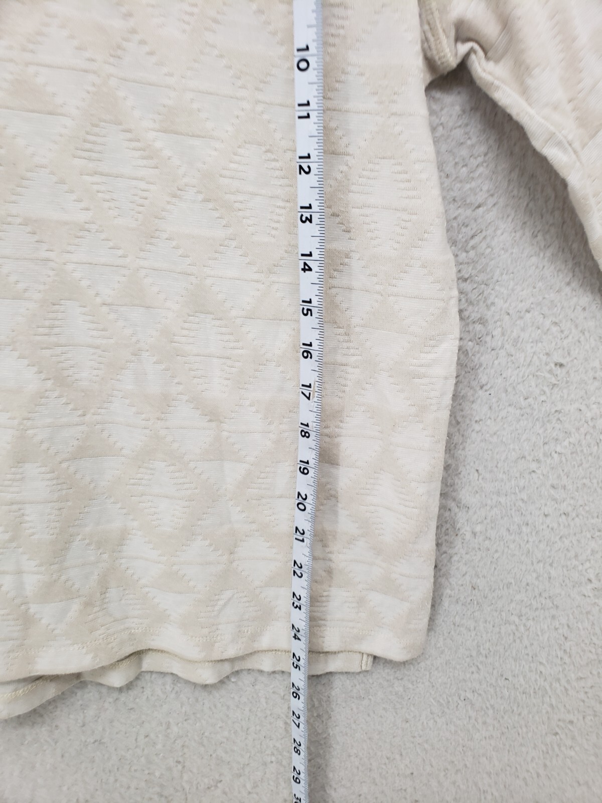 Pendleton Women Sweatshirt Extra Small Cream Patt… - image 7