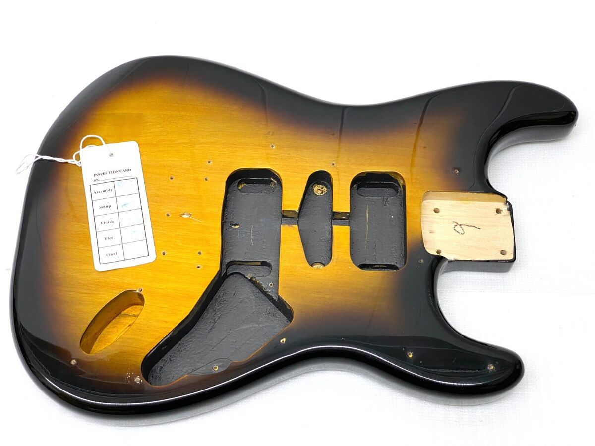Genuine! Fender Squier Strat Hardtail BODY Brown Sunburst Genuine! Fender Squier Strat Hardtail BODY Brown Sunburst