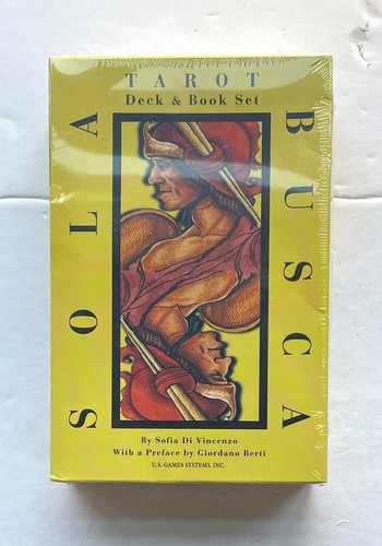 SUPER RARE!! - Sola Busca Tarot Deck & Book Set - c. 1998 - OOP!
