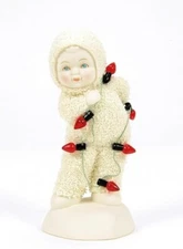 Department 56 Snowbabies Cloaked in Christmas Spirit Figurine