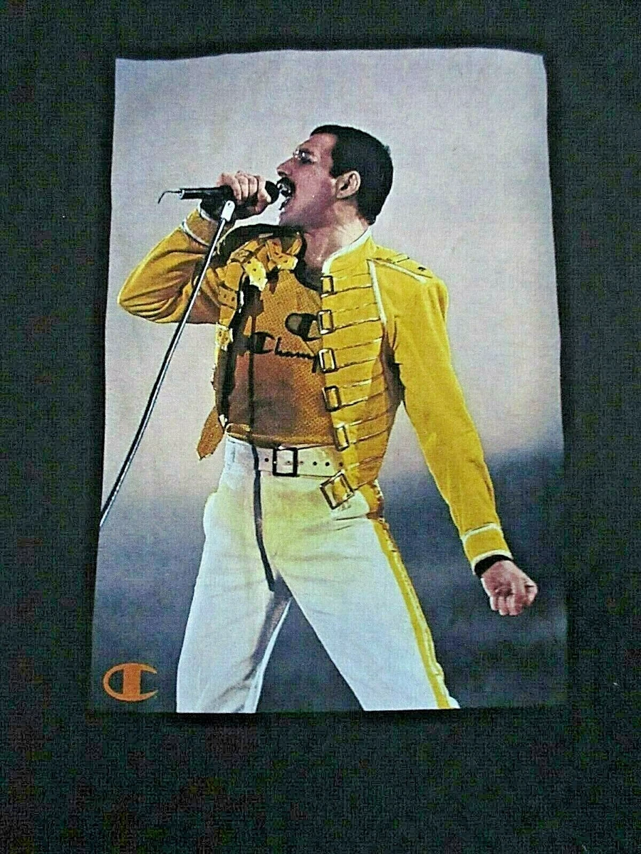 Grijpen Haas heuvel Freddie Mercury Men&#039;s Champion Brand Official Queen T shirt Large Hard  to Find | eBay