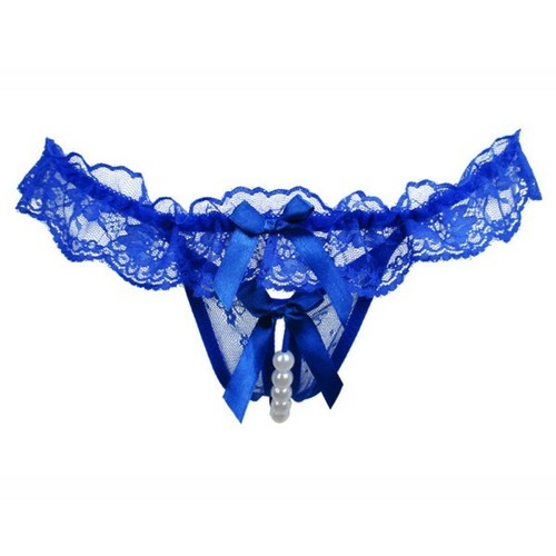 Sexy Mujeres Perla Encaje Tanga Bragas Lencería Ropa Interior Entrepierna T-back - Imagen 28 de 43