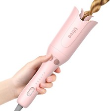 Ufree Automatic Rotating Curling Iron, 1 Inch Ceramic Curling Wand, 1-Click Hair