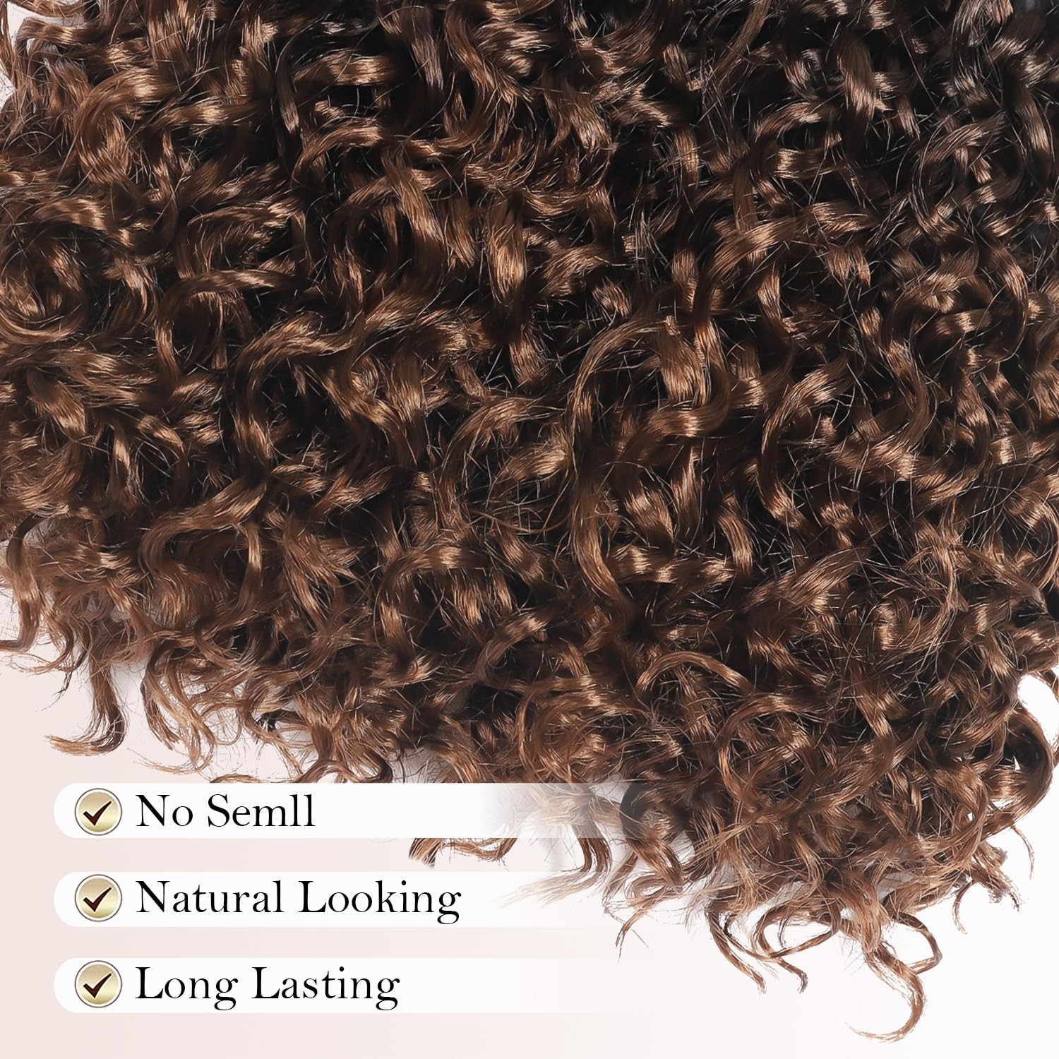 8 Packs GoGo Curl Crochet Hair 10 inch Short Curly Hair for Women, Water Wave Be