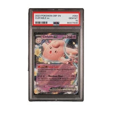 Clefable 2023 Pokemon OBF EN ex #082 PSA 10 | eBay