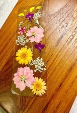 Pressed Wildflowers Assortment One Of A Kind Handmade Bookmark for Gifting