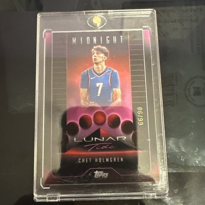 Chet Holmgren  2024 Topps Midnight#LT-7 Lunar Tide Pink Parellel #6/99