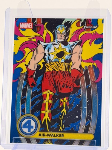 2026 Topps Finest Marvel Air-Walker 005 Blue Refractor Parallel /150 NM