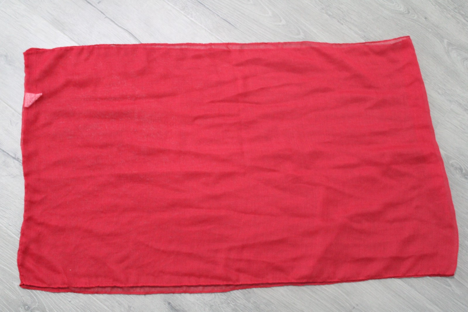 Infinity Loop Accent Neck Scarf Solid Lipstick Re… - image 2