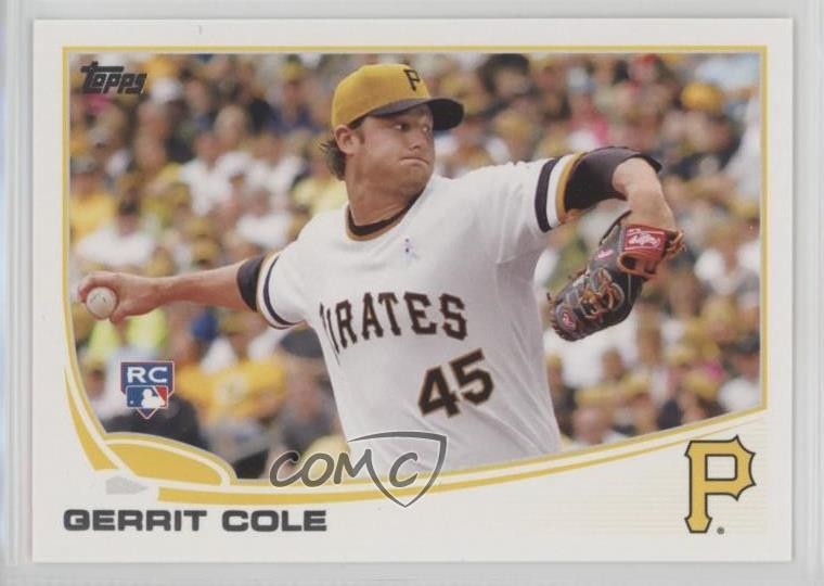 2013 Topps Update Gerrit Cole (Yellow Hat Horizontal) #US150 Rookie RC 12g7