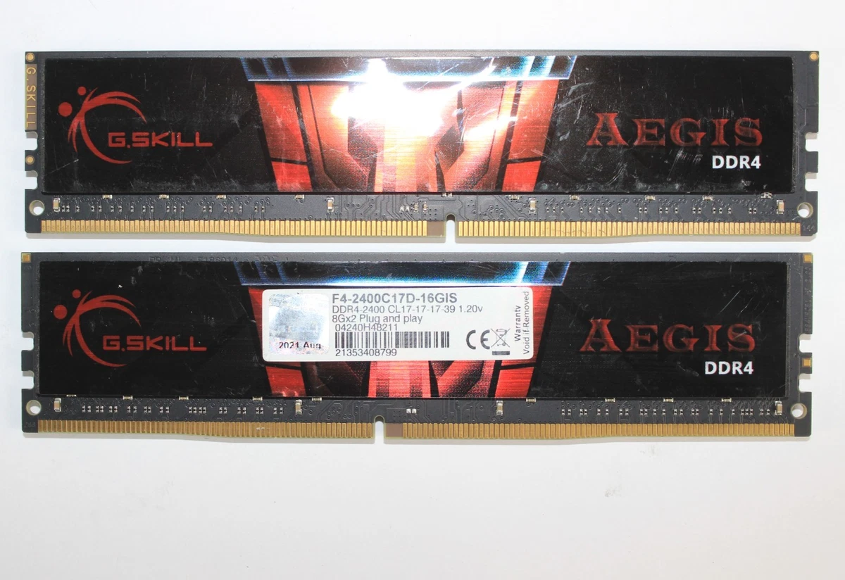 G. SKILL PC4-19200 (DDR4-2400) Bus Speed DDR4 SDRAM Memory (RAM
