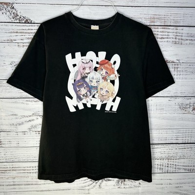 Hololive En Myth Origins T-Shirt Ninomae Inanis Gawr Gura Amelia Watson Large