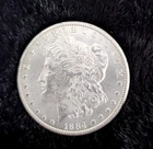 1884-CC Carson City Morgan Silver Beautiful AU+++ BU RARE!!!