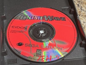 CrimeWave (Sega Saturn, 1997) Complete CIB w/ Reg Card - Tested
