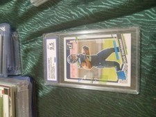 2023 Donruss Rated Rookie Zach Charbonnet Seattle Seahawks #392 CSG Graded 9.5