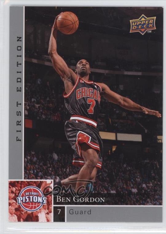 2009-10 Upper Deck First Edition Ben Gordon #19 0c4
