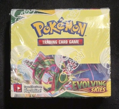 Pokemon Sword & Shield Evolving Skies Booster Box Acrylic Case