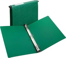 Hanging Storage Flexible Binders w/Round Rings 1in (175 Sheet Capacity) Green