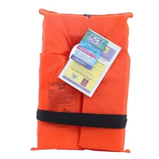 Fluid Universal Orange Unisex Adult Type II Life Vest, One Size Fits Most