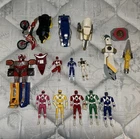 Mighty Morphin Power Rangers Vintage Toy Lot Bandai 1993 McDonald’s And More