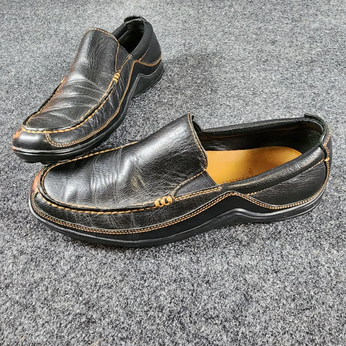 Cole Haan Black Tucker Venetian Casual Shoes for Men for  display picture 3