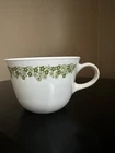 New Listing(4) Vintage Corelle Spring Blossom Crazy Daisy Green Coffee Cups Mugs 1970s