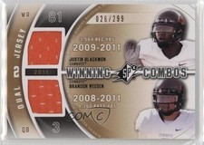 2012 SPx Winning Combos /299 Justin Blackmon Brandon Weeden #WM2-7 0xw8