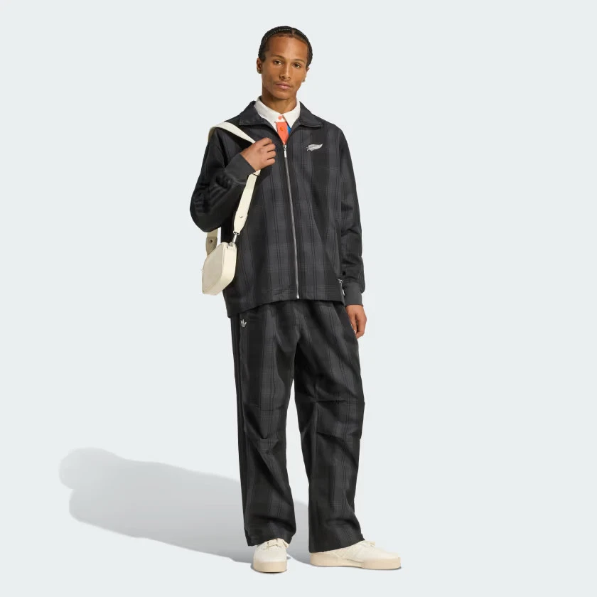 adidas men ADIDAS ORIGINALS & ALL BLACKS FIREBIRD PLAID TRACK PANT - Image 3 of 4