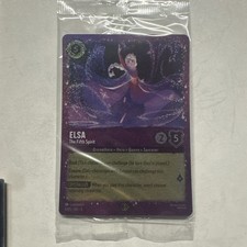 Disney Lorcana Elsa - The Fifth Spirit 6/P3 Promo Foil Amethyst Sealed
