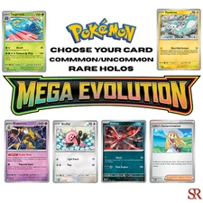 Pokemon Mega Evolution Pick Your Card & Complete Your Set Common/Uncommon/Holos