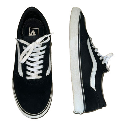 Vans Classic Damen Sneaker Schwarz Größe UK 4 EU 36. 5 Old-Skool Wildleder Canvas 507452