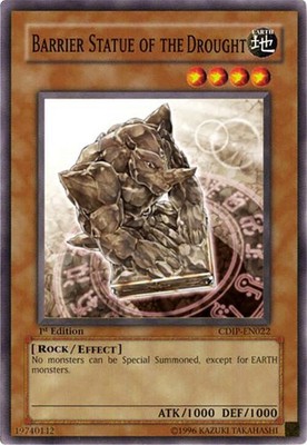 Barrier Statue of the Drought Common Cyberdark Impact CDIP-EN022 NM