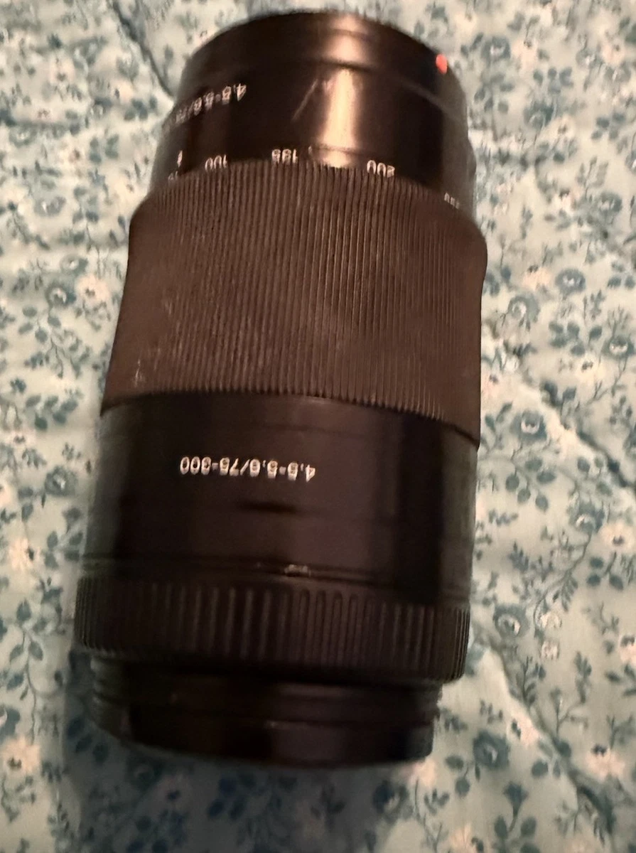 Sony 75-300mm f/4.5-5.6 Camera Lenses for sale - eBay