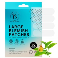 Large Pimple Patches for Face  Body, Large Hydrocolloid Bandages with Tea Tr...