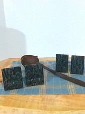 1920s S. Sachs NY Toy Soldier Mold Lot Cavalry  InfantryW/Hollands 3 1/2 ladle