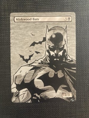 Wizards of the Coast MTG Mirkwood Bats Altered Art handbemalt