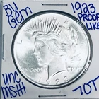 1923 BU UNCIRCULATED SILVER PEACE DOLLAR AUTHENTIC U.S. MINT FREE SHIPPING 7077