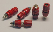 10 Stück Polklemme Hirschmann PKNI 10B rot, ...