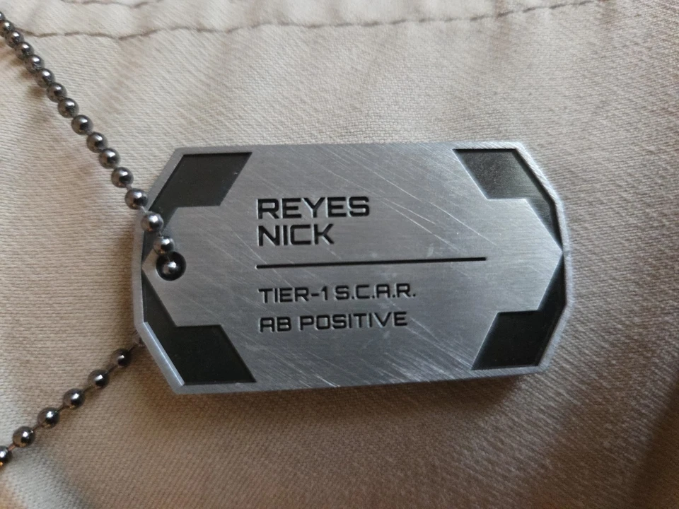 Etiqueta de perro Nick Reyes Call of Duty Special Combat Air Recon Foto 2 de 2