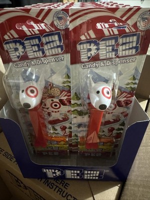 36x Target Pez Bullseye Dog 2024 New On Card Candy Dispenser EXP 09/29